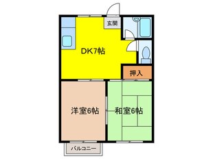 メゾンファミールの物件間取画像